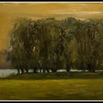 Painting titled "Landscape" by Nguyen Khac Tai Tai, Original Artwork, Acrylic