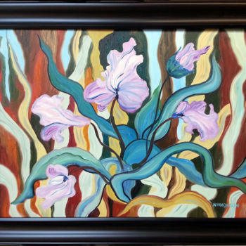Painting titled "Chorale of Life" by Natalia Hughson, Original Artwork, Oil