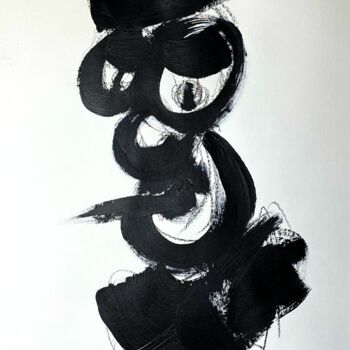Peinture intitulée "L’auvergnat" par Niamor, Œuvre d'art originale, Acrylique