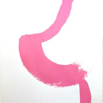 Malarstwo zatytułowany „Octobre Rose” autorstwa Niamor, Oryginalna praca, Akryl