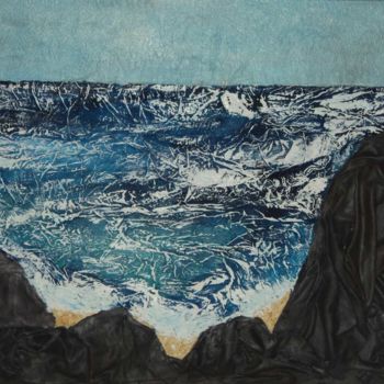 Malarstwo zatytułowany „mare in tempesta” autorstwa Cinzia Corvo (Nic), Oryginalna praca, Olej