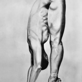 Desenho intitulada "Ballet" por Nicholas Cornwell, Obras de arte originais, Lápis