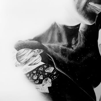 Dibujo titulada "Untitled  (2023)" por Nicholas Cornwell, Obra de arte original, Grafito