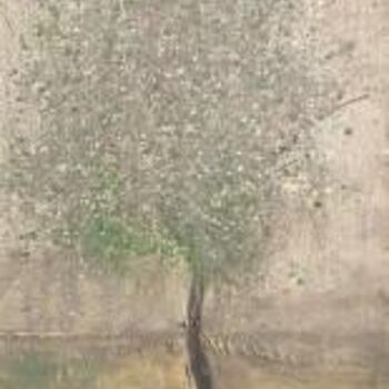 Painting titled "Arbre dans le broui…" by Nick Cowling, Original Artwork