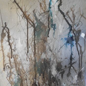 Painting titled "Forest (hiver) 3" by Nick Cowling, Original Artwork