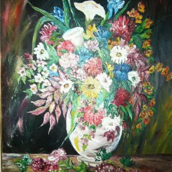 Painting titled "LE BOUQUET DE NICKY" by Nicky Neef, Original Artwork