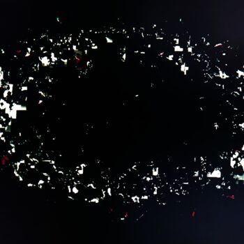 Malerei mit dem Titel "Black Hole n8" von Nico Garsia, Original-Kunstwerk, Acryl