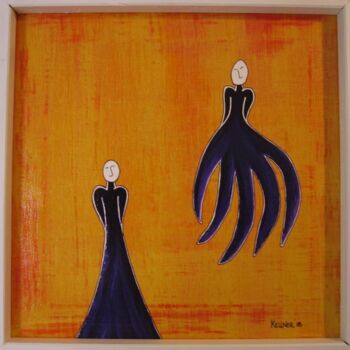 Painting titled "Hand in Hand" by Nico Kellner, Original Artwork