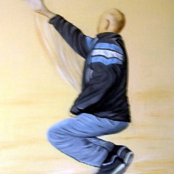 Peinture intitulée "Je la pointe" par Nico, Œuvre d'art originale, Autre