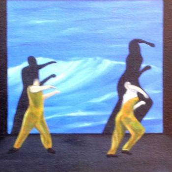 Pintura intitulada "Harmonie maritime" por Nico, Obras de arte originais, Outro