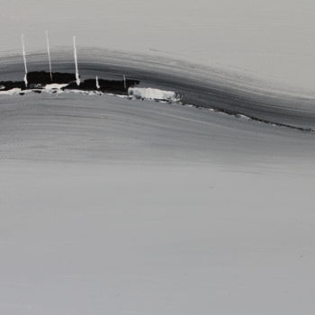 Painting titled "fog" by Nicobag, Original Artwork, Oil