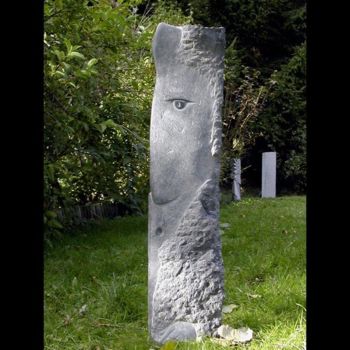 Skulptur mit dem Titel "l'âme de la pierre" von Philippe Nicodème, Original-Kunstwerk