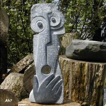 Sculpture titled "Ah?" by Philippe Nicodème, Original Artwork