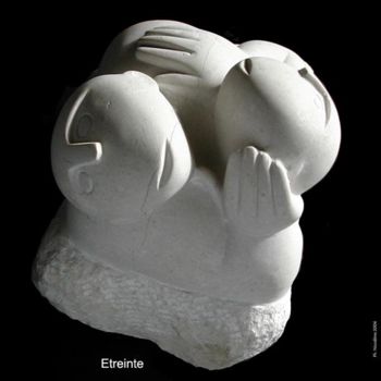 Γλυπτική με τίτλο "Etreinte" από Philippe Nicodème, Αυθεντικά έργα τέχνης