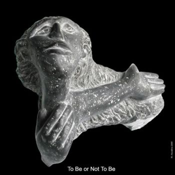 "to be or not to be" başlıklı Heykel Philippe Nicodème tarafından, Orijinal sanat