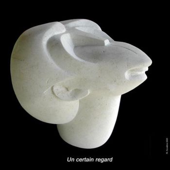 Скульптура под названием "Un certain regard" - Philippe Nicodème, Подлинное произведение искусства