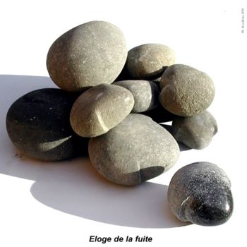 「Eloge de la fuite」というタイトルの彫刻 Philippe Nicodèmeによって, オリジナルのアートワーク