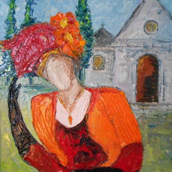 Painting titled "COUP DE VENT" by Nicodi, Original Artwork, Acrylic