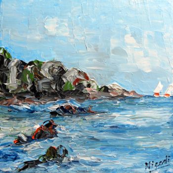 Peinture intitulée "BRETAGNE" par Nicodi, Œuvre d'art originale, Acrylique