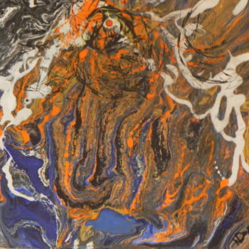 Pintura titulada "minérale" por Nicola Deux, Obra de arte original, Acrílico
