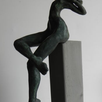 Sculpture titled "Grâce 2" by Nicola Deux, Original Artwork, Ceramics