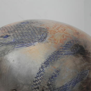 Skulptur mit dem Titel "Reverie" von Nicola Deux, Original-Kunstwerk, Keramik