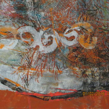 Malerei mit dem Titel "Sans Titre" von Nicola Deux, Original-Kunstwerk, Acryl