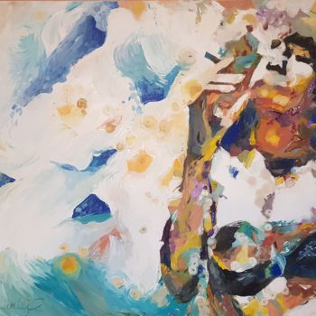 Pittura intitolato "Fume ma belle 2" da Philippe Nicolaï, Opera d'arte originale, Olio