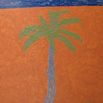 Pintura intitulada "Miami shadow" por Morea Nicola, Obras de arte originais