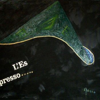 Painting titled "L'ES...PRESSO" by Morea Nicola, Original Artwork