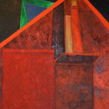 Peinture intitulée "NATURA MORTA IN ROS…" par Morea Nicola, Œuvre d'art originale