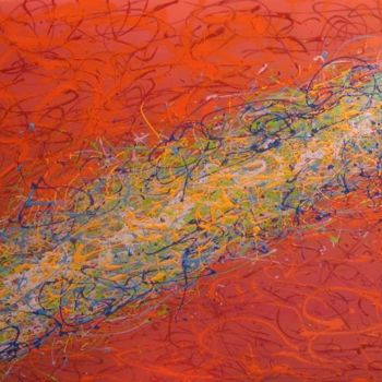 Peinture intitulée "PERCORSO STELLARE" par Morea Nicola, Œuvre d'art originale