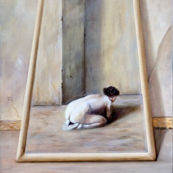 Painting titled "Solitude" by Nicolas Souverain, Original Artwork