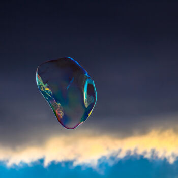 Fotografía titulada "Bubble splash" por Nicolas Barbier, Obra de arte original, Fotografía digital