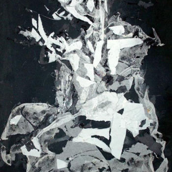 Malerei mit dem Titel "Mater Dolorosa" von Nicolas Bouriot (KRB1), Original-Kunstwerk, Andere