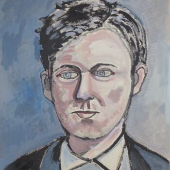 Peinture intitulée "Arthur Rimbaud" par Nicolas Cavuoto, Œuvre d'art originale, Huile