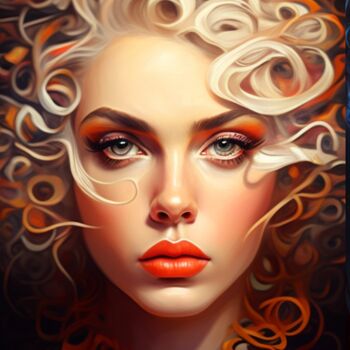 Digital Arts titled "Sophie" by Nicolas Chammat, Original Artwork, AI generated image