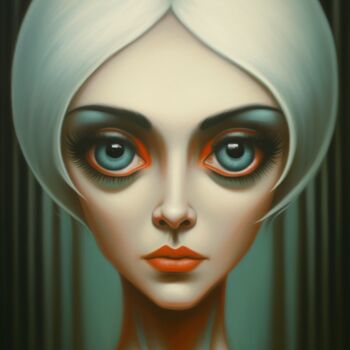 Digital Arts titled "Josephine" by Nicolas Chammat, Original Artwork, AI generated image