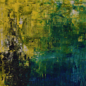 제목이 "Abstrait no 6"인 미술작품 Nicolas Daubresse로, 원작, 아크릴 나무 들것 프레임에 장착됨