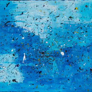 Painting titled "Abstract dimension…" by Nicolas Daubresse, Original Artwork, Acrylic