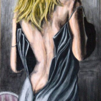 Картина под названием "Une nuit..." - Nico, Подлинное произведение искусства, Акрил