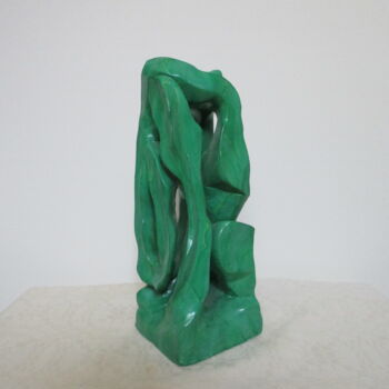 Скульптура под названием "méandres 1" - Nico, Подлинное произведение искусства, Глина