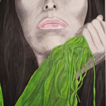 Картина под названием "Que faire?" - Nico, Подлинное произведение искусства, Акрил Установлен на Деревянная рама для носилок