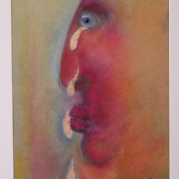 Pintura intitulada "4 larmes" por Nicolas Guillemard, Obras de arte originais, Óleo