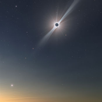 제목이 "2019 Eclipse from C…"인 사진 Nicolas Lefaudeux로, 원작, 디지털