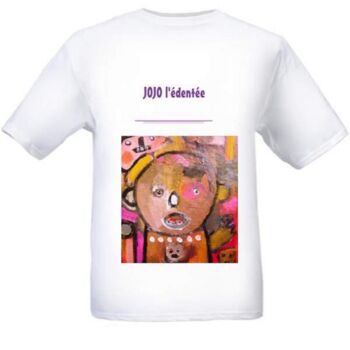 Artesanato intitulada "tee shirt jojo l'éd…" por Nicolas Malaize (Nicou), Obras de arte originais