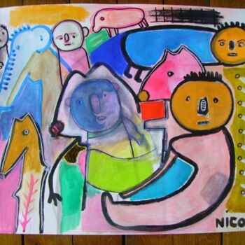 Painting titled "IMGP0050.JPG" by Nicolas Malaize (Nicou), Original Artwork