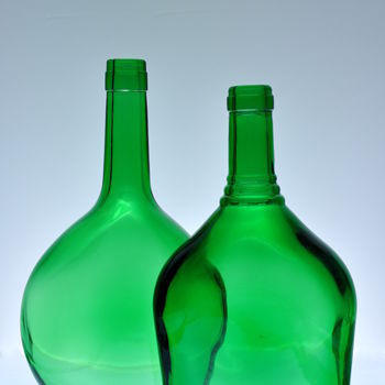 Fotografía titulada "Green bottle" por Nicolas Pirson, Obra de arte original