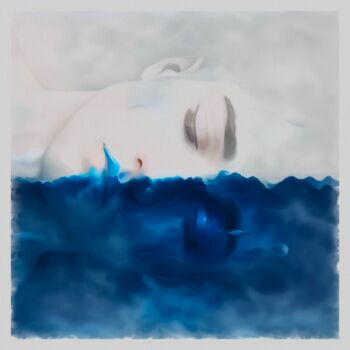 Картина под названием "Onderwater - Voelen" - Nicolas Von Jahn-Burian, Подлинное произведение искусства, Масло