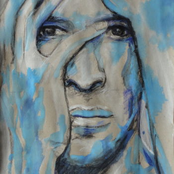 Peinture intitulée "Blue" par Nccp, Œuvre d'art originale, Acrylique